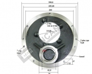 Rear Plate Assy., Release Bearing Support