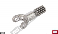 Shaft Lh Axle 27,82x61 Z:12