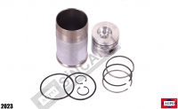 Piston, Ring & Liner Kit 2,5x2,5x4 mm