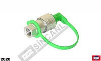 DAMPER ADAPTÖRÜ DİŞİ YEŞİL 1/2 TOZ KAPAKLI