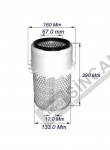 HAVA FİLTRESİ DIŞ HP 470K