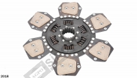 Clutch Plate 6 Pad Cerametalic W/Spring Center