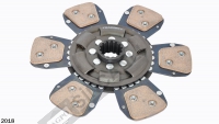 Clutch Plate 6 Pad Cerametalic W/Sprung