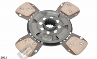 Clutch Plate 4 Pad Cerametalic W/Sprung