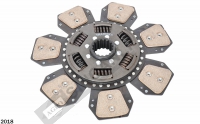 Clutch Plate 7 Pad Cerametalic Spring Center Z=16