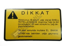 Warning Decal