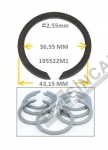 Ring-Shaft (60-50.2X 4.8 Mm) 1-29/64