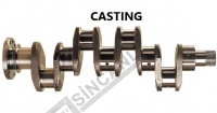 CrankShaft (Rope Seal Type) W/O Bearing 1.Hole