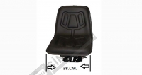 Seat-Forklift (T5-Ns-100) Black (Narrow) 38 Cm