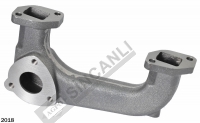 Exhaust Manifold Horizontal 3 Cyl
