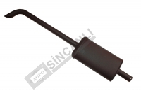 Silencer Vertical Oval (Heat Resistant Black)