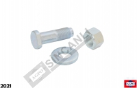 ARKA TEKER BİJONU PULLU VE SOMUNLU SET