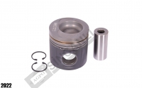 Piston and Pin Euro 2 Combustion Hole:60 mm