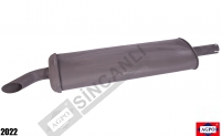 Muffler (Heat Resistant Paint) Curve End