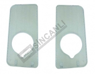 Front Grill w/Lamp Holes Rh & Lh