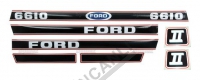 Decal Set Ford 6610 Black