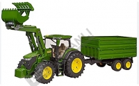 JOHN DEERE 7R 350 KEPÇELİ TRAKTÖR VE RÖMORK