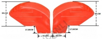 Wing Type Fender Welded Rh-Lh (34.5x17.5x32Cm)