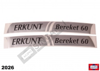 KAPORTA YAZI ETİKETİ TAKIM R-L BEREKET 60