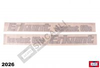 KAPORTA YAZI ETİKETİ TAKIM R-L BEREKET 60e ESKİ MODEL