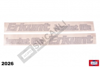 KAPORTA YAZI ETİKETİ TAKIM R-L BEREKET 65e ESKİ MODEL