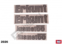 KAPORTA YAZI ETİKETİ TAKIM R-L KISMET 55