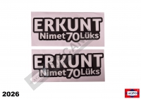NİMET 70LÜKS DAMLA YAZI TAKIM  SAĞ-SOL
