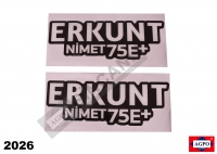 NİMET 75 E PLUS DAMLA YAZI TAKIM  SAĞ-SOL
