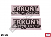NİMET 75 LÜKS CRD DAMLA YAZI TAKIM  SAĞ-SOL